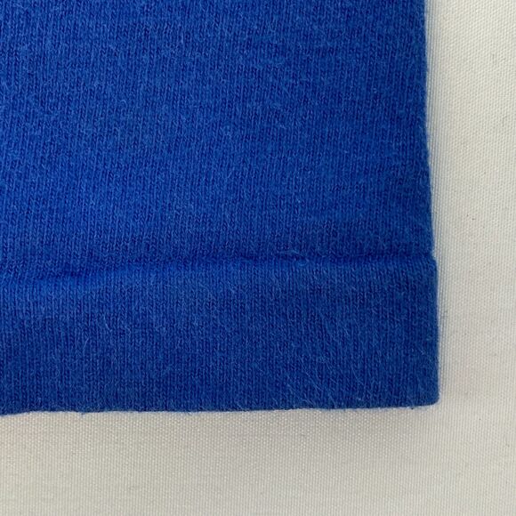 Vintage 80s Gymnastics Championships T Shirt Mens L Large Bryan Texas USA Blue - Picture 10 of 12